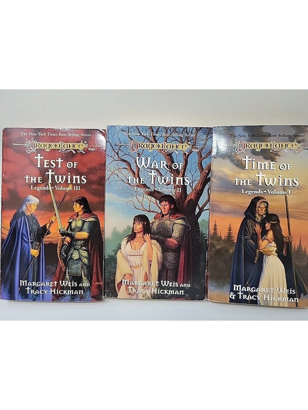 Dragon Lance Time, War, Test Of Twins Paperback Books!